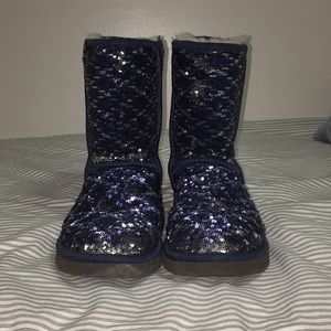 UGG Australia Blue Sparkly Boots